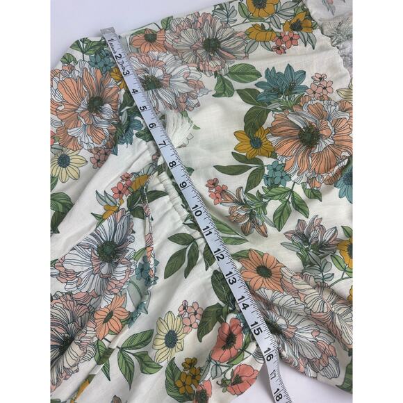 O'Neill Size XXL Sadi Maxi Dress Strapless Floral Beach Flowy Vacation Resort - Picture 16 of 16